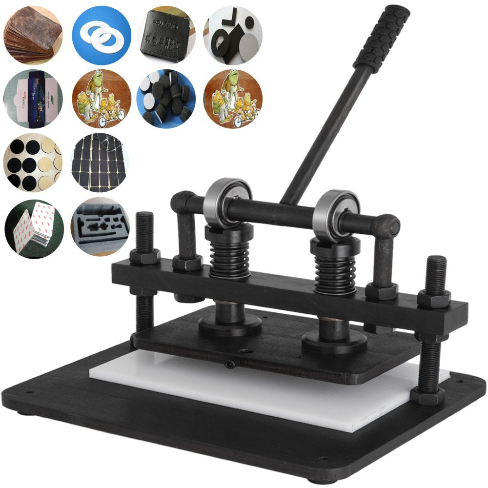 010859579101 - VEVOR Manual Leather Cutting Machine, 260x150mm, Steel Design