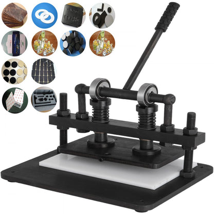 010859579101 - VEVOR Manual Leather Cutting Machine, 260x150mm, Steel Design