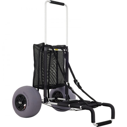 010807997177 - 23" x 15" Folding Beach Cart with 13" TPU Tires