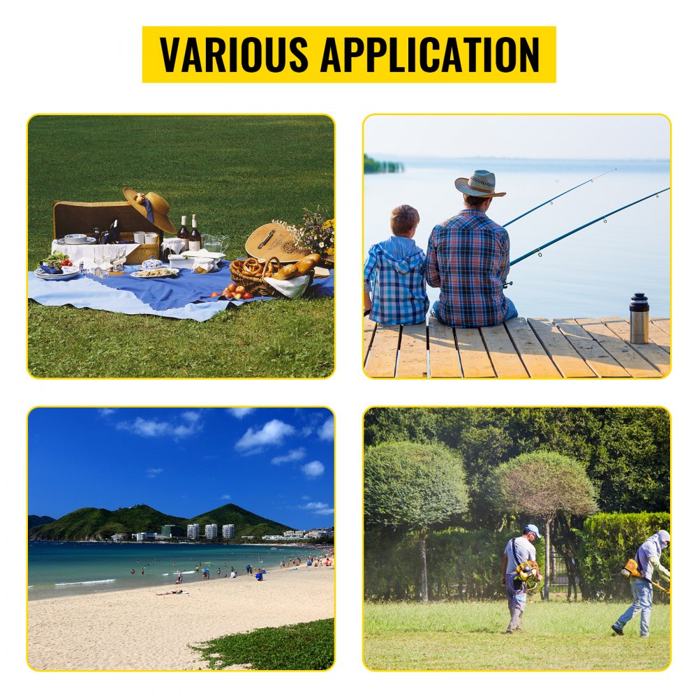 010807997177 - 23" x 15" Folding Beach Cart with 13" TPU Tires