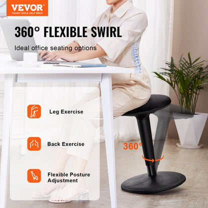 PS-0004 - Adjustable VEVOR Wobble Chair, 360° Rocking, Up to 264.6 lbs