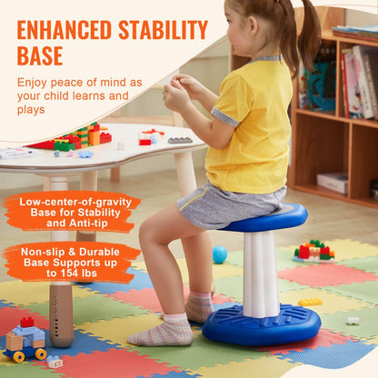 LY-1402 - VEVOR Kids Active Wobble Chair, 360° Swivel, 13.4 x 12.6 in