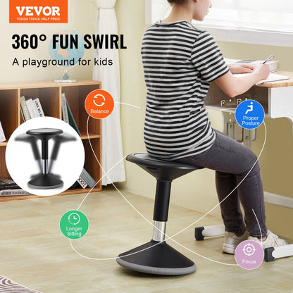 Harry400-N - VEVOR 360° Wobble Chair, Height Adjustable 15.7-21.7 in