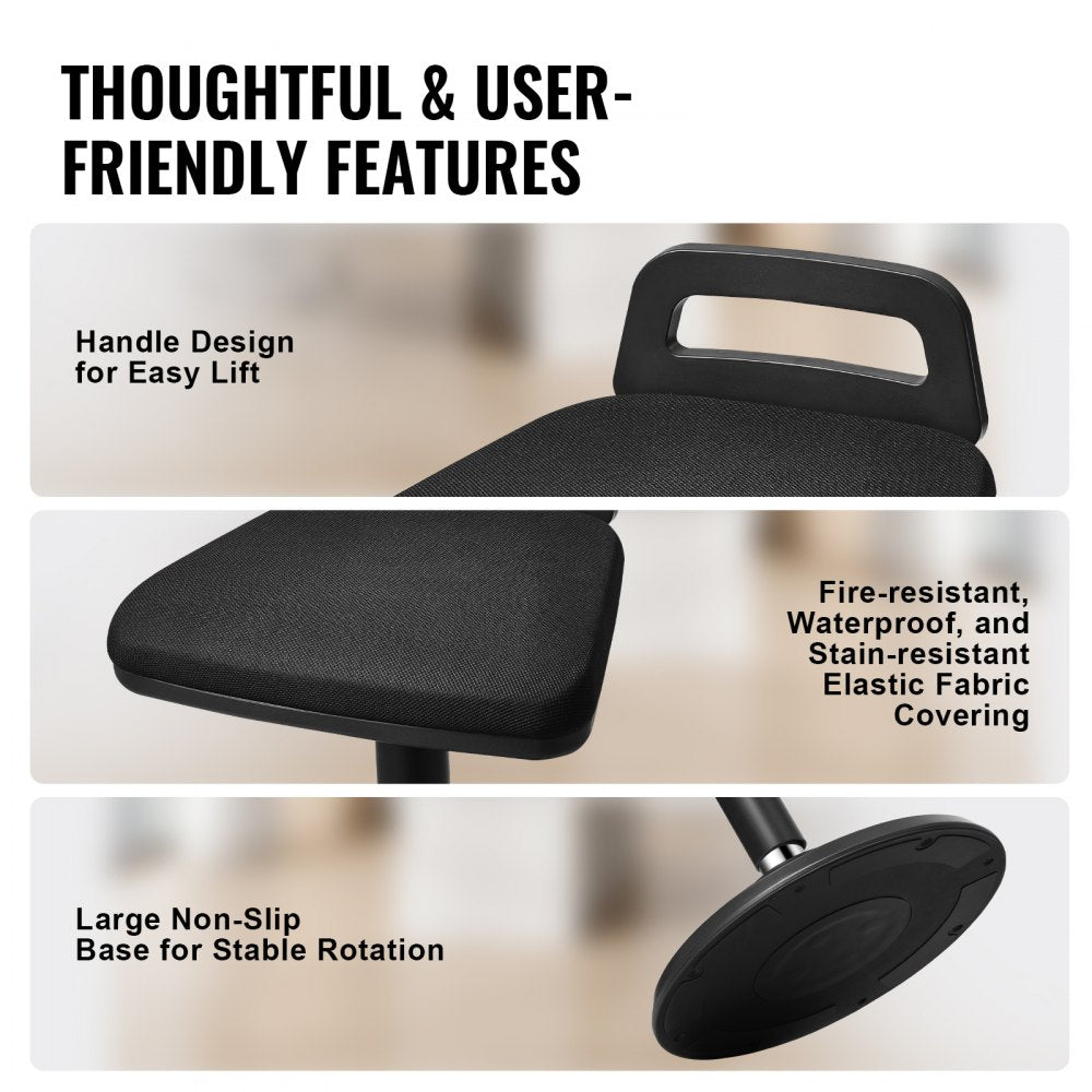 Allen570 - Height-Adjustable Active Chair (24.6-34.4") for Improved Posture