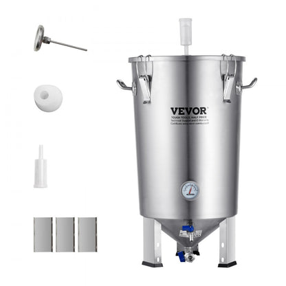 DM-F300 - 8-Gallon VEVOR Stainless Steel Brew Kettle with Secure Seal