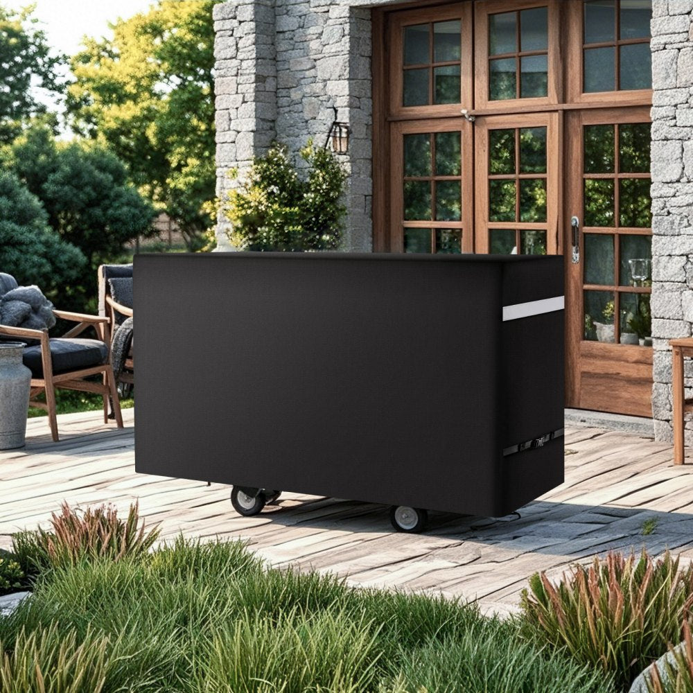DD-59.5x26x33 - Waterproof Heavy-Duty BBQ Grill Cover with Secure Buckles