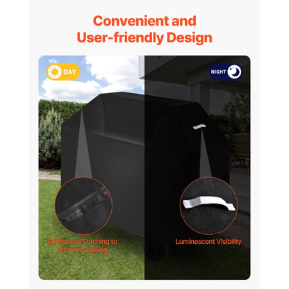 DD-52x26x43 - Durable Waterproof Grill Cover with Easy Fit Design