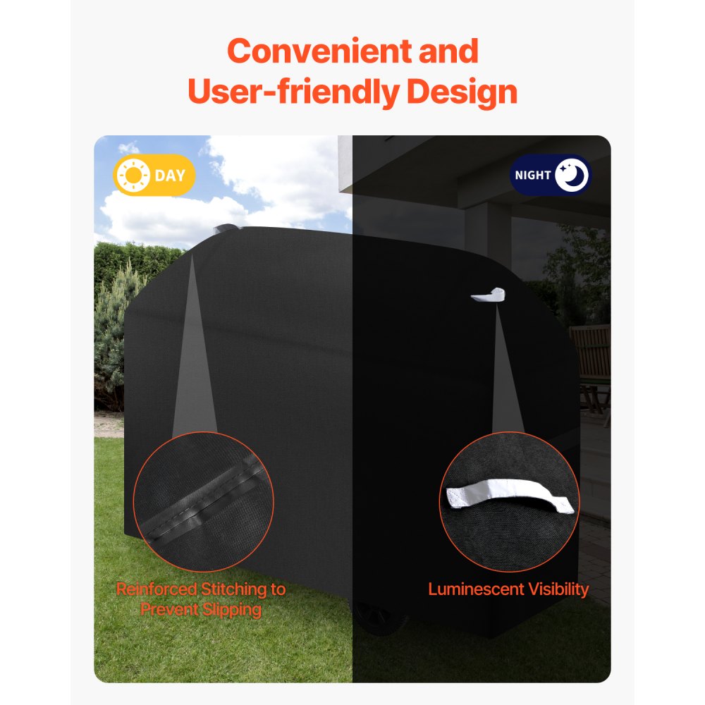 DD-63x25.6x43.4 - Waterproof Multi-Layer BBQ Cover for All Seasons