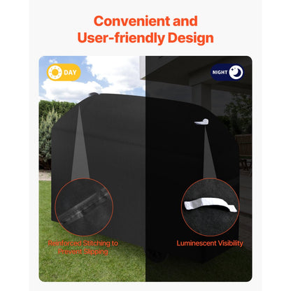 DD-63x25.6x43.4 - Waterproof Multi-Layer BBQ Cover for All Seasons