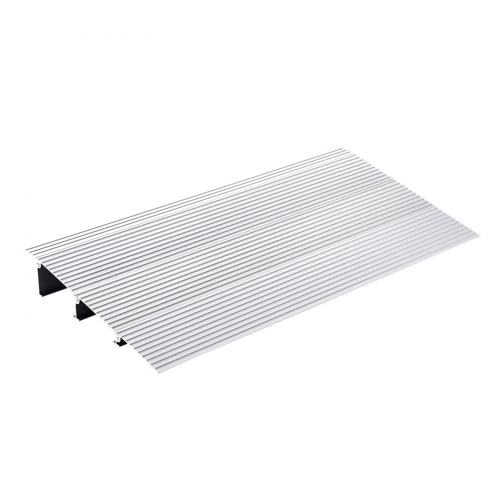 Z2UAV0 - Durable Aluminum Threshold Ramp, 800 lbs Capacity, Slip-Resistant Design