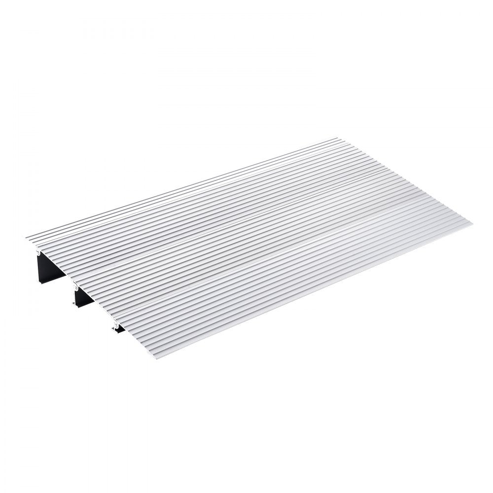Z2UAV0 - Durable Aluminum Threshold Ramp, 800 lbs Capacity, Slip-Resistant Design