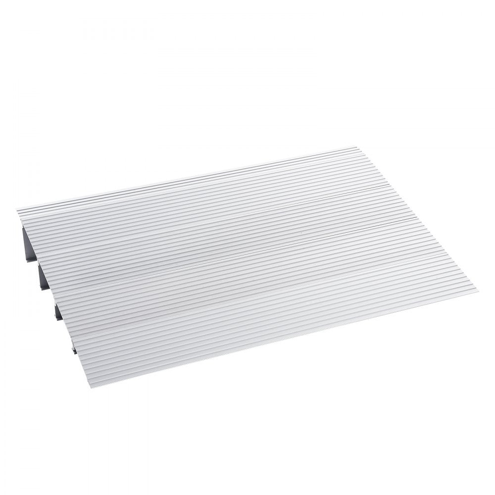 GRBRV0 - 4" Aluminium Wheelchair Ramp, 800 lbs Capacity, Non-Slip Design