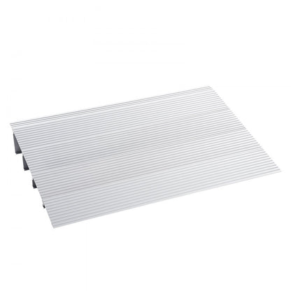 GRBRV0 - 4" Aluminium Wheelchair Ramp, 800 lbs Capacity, Non-Slip Design