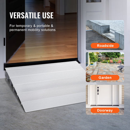OVUSV0 - 5" Adjustable Aluminum Threshold Ramp, 800 lbs Capacity