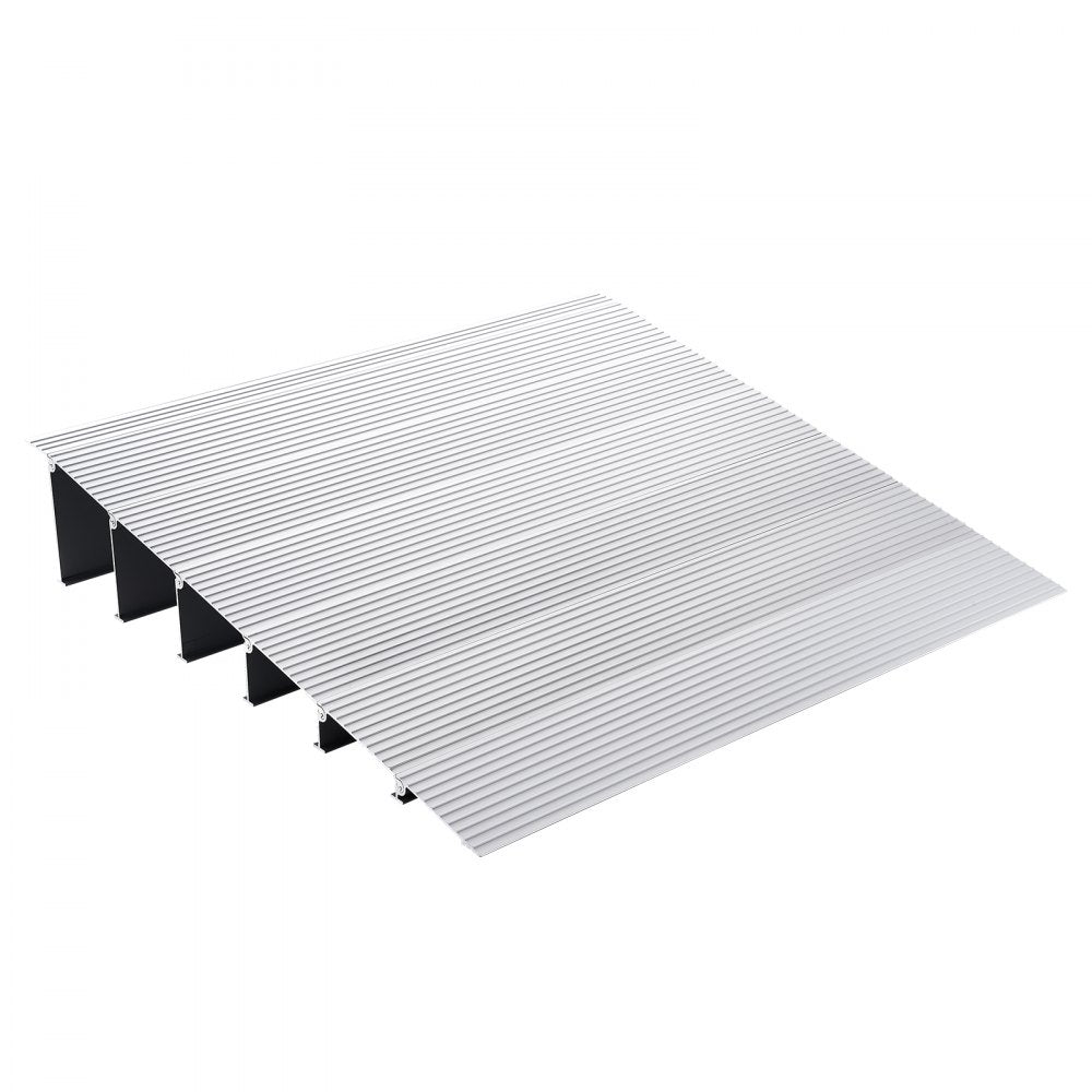 SNPTV0 - Aluminum Threshold Ramp for 800 lbs, Modular & Slip-Resistant