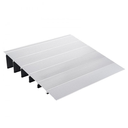 SNPTV0 - Aluminum Threshold Ramp for 800 lbs, Modular & Slip-Resistant