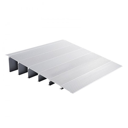 SNPTV0 - Aluminum Threshold Ramp for 800 lbs, Modular & Slip-Resistant