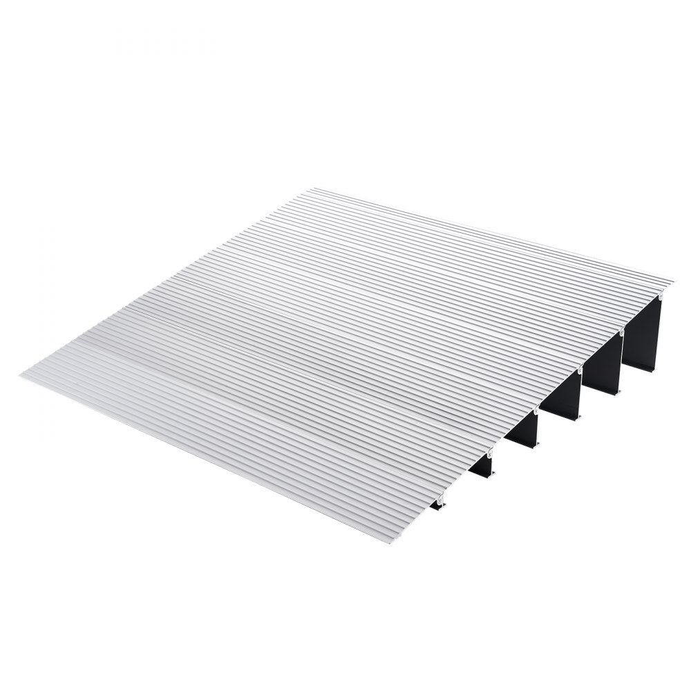 SNPTV0 - Aluminum Threshold Ramp for 800 lbs, Modular & Slip-Resistant