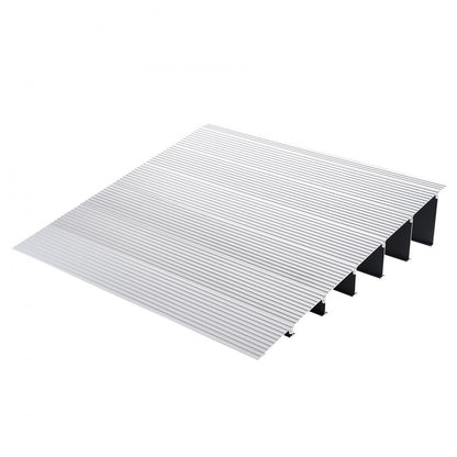 SNPTV0 - Aluminum Threshold Ramp for 800 lbs, Modular & Slip-Resistant