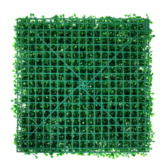 XL001 - 12PCS 10x10" Durable Artificial Boxwood Panels for Versatile Décor