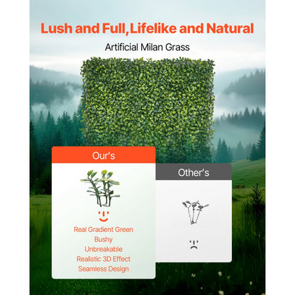 JNP02201 - 40 x 120 in PE Faux Grass Wall for Privacy Decor