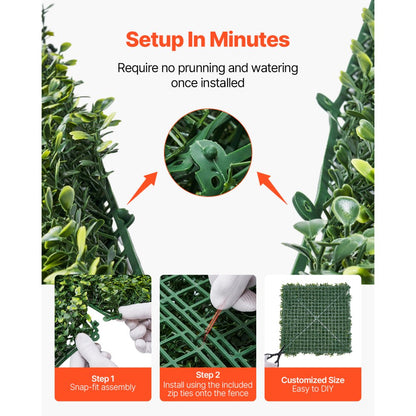 JNP02201 - 40 x 120 in PE Faux Grass Wall for Privacy Decor