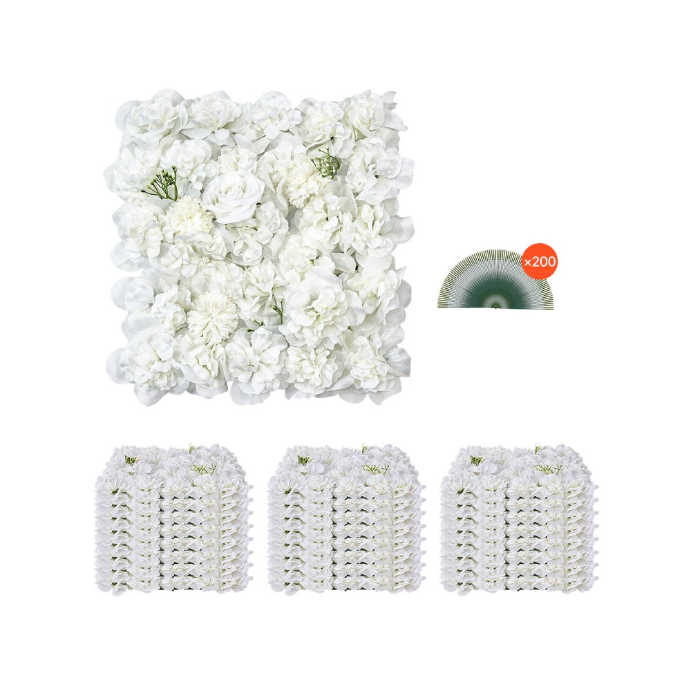 JNP02102 - 24 PCS 15x15 in PE Wall Panel for Privacy & Decor
