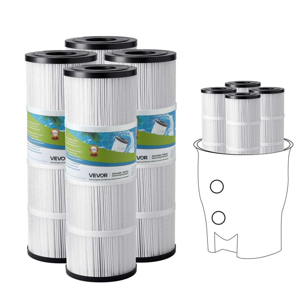 GL-320-1 - 4-Pack 80 Sq Ft Pool Filter Cartridge for Easy Maintenance