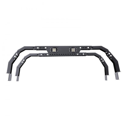 6LED-18 - Heavy-Duty Adjustable Truck Rack for 500 lbs Load Capacity