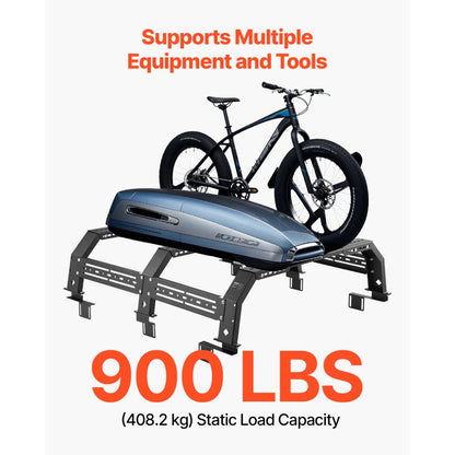 1102 - Adjustable Heavy-Duty Truck Rack for 51.2-65.4" Beds