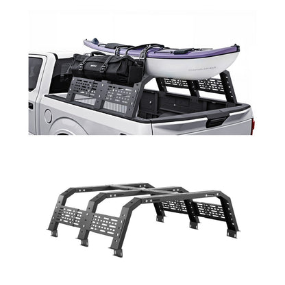 1103 - Adjustable Rust-Resistant Truck Rack for Easy Load Storage