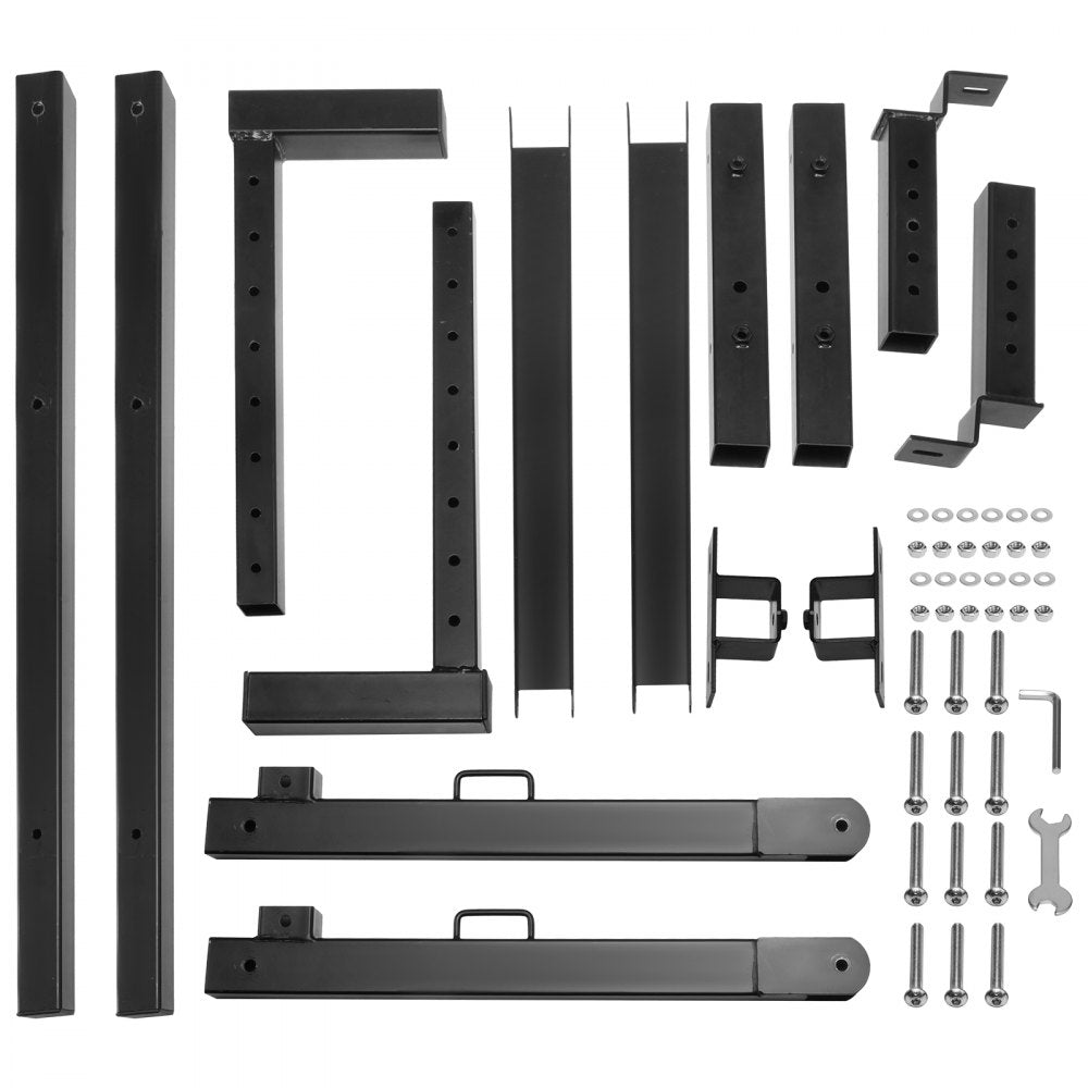 010305551440 - Adjustable 19-34" Truck Ladder Rack for Secure Cargo Transport