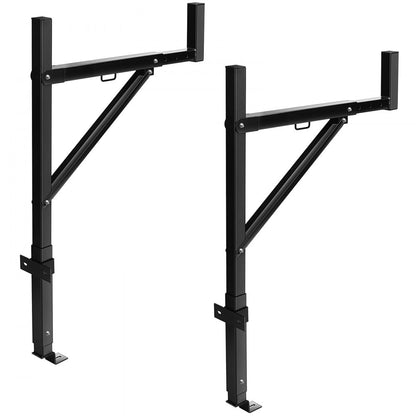 010305551440 - Adjustable 19-34" Truck Ladder Rack for Secure Cargo Transport