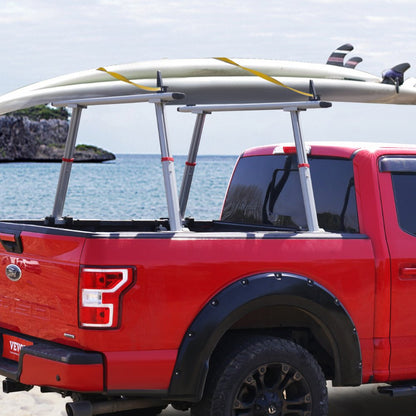 010504109707 - Adjustable 17-29" Aluminum Truck Rack for Kayaks and Cargo