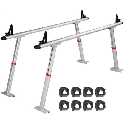 010504109707 - Adjustable 17-29" Aluminum Truck Rack for Kayaks and Cargo