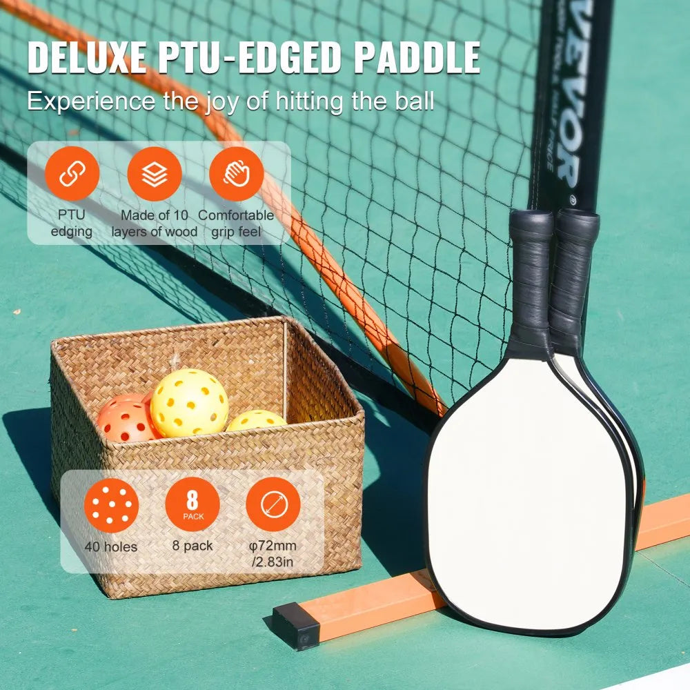 JH-505 - 22FT Durable Pickleball Net Set for Family Fun