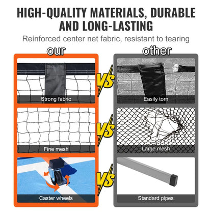 JH-505 - 22FT Durable Pickleball Net Set for Family Fun