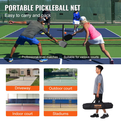 JH-503 - Durable 22FT Pickleball Net Set with Carrying Bag