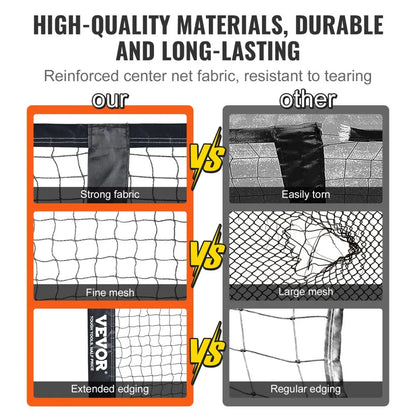 JH-502 - 22FT Durable Pickleball Net System with Carrying Bag