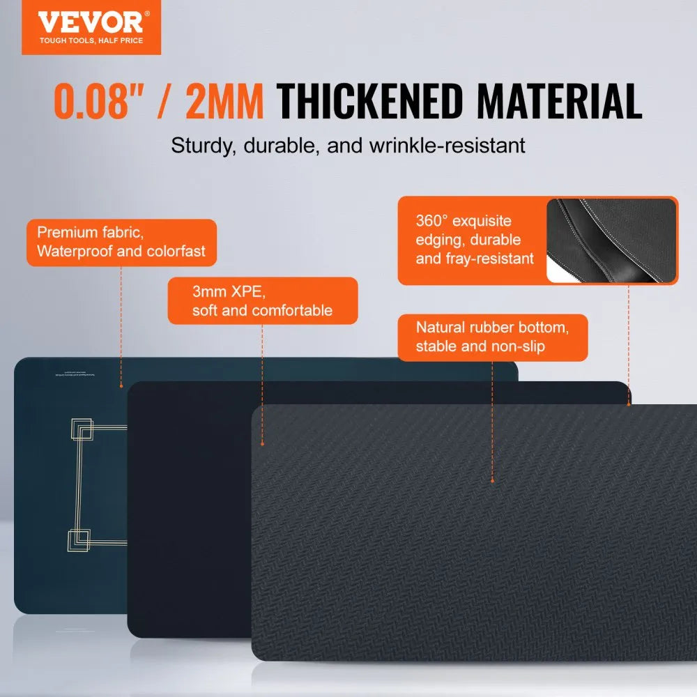 HCK14202 - 70" x 35" VEVOR Poker Table Top, Durable Rubber Surface