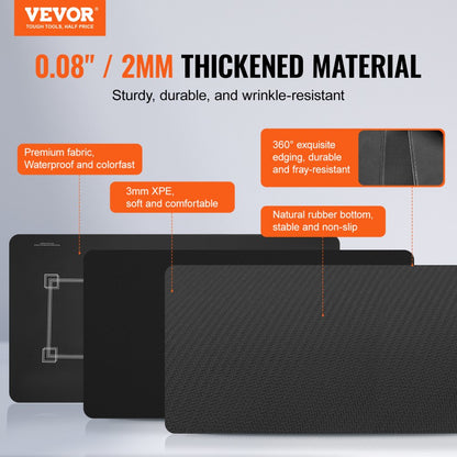 HCK14204 - Durable 70.87" x 35.43" Poker Table Top with Non-Slip Surface