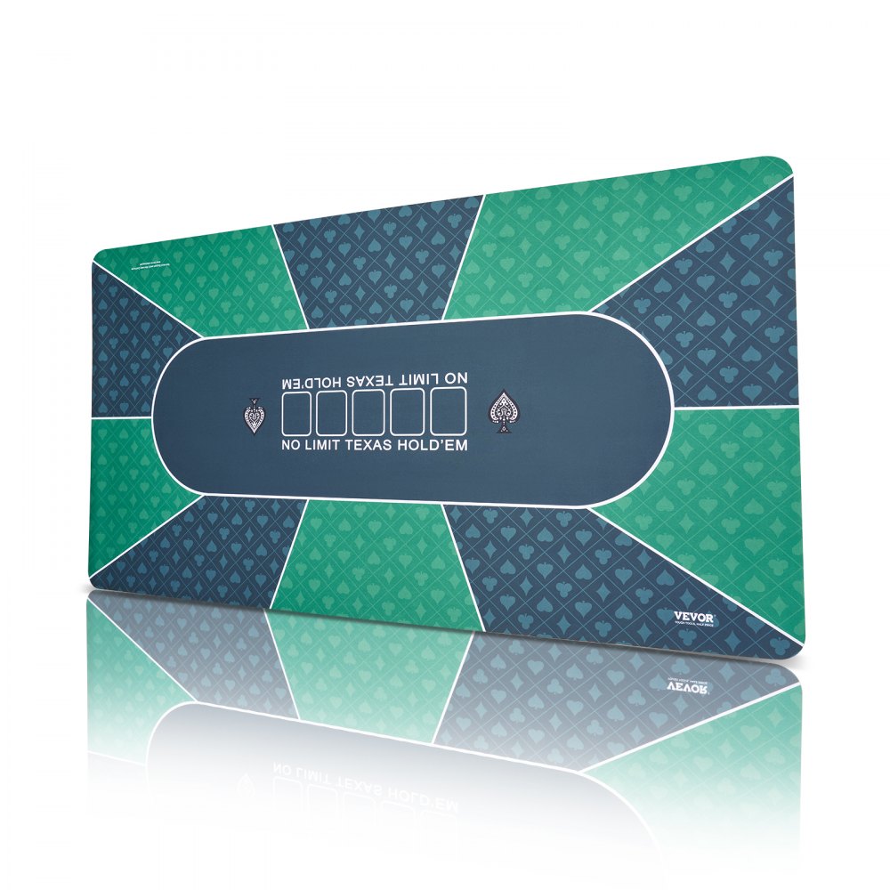HCK14205 - 70" x 35" VEVOR Poker Mat with Non-Slip Grip