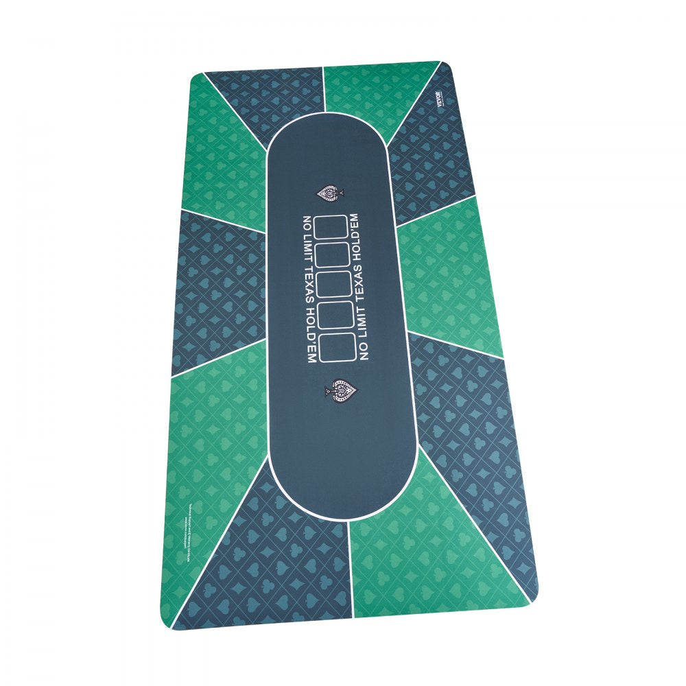 HCK14205 - 70" x 35" VEVOR Poker Mat with Non-Slip Grip