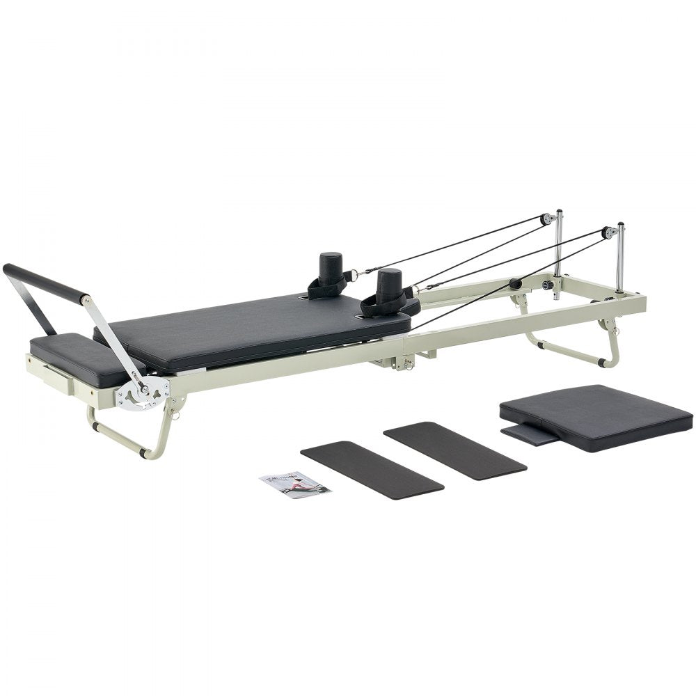 S3003 - Durable Foldable Pilates Reformer, 99x24x30 inch, Supports 400 lbs