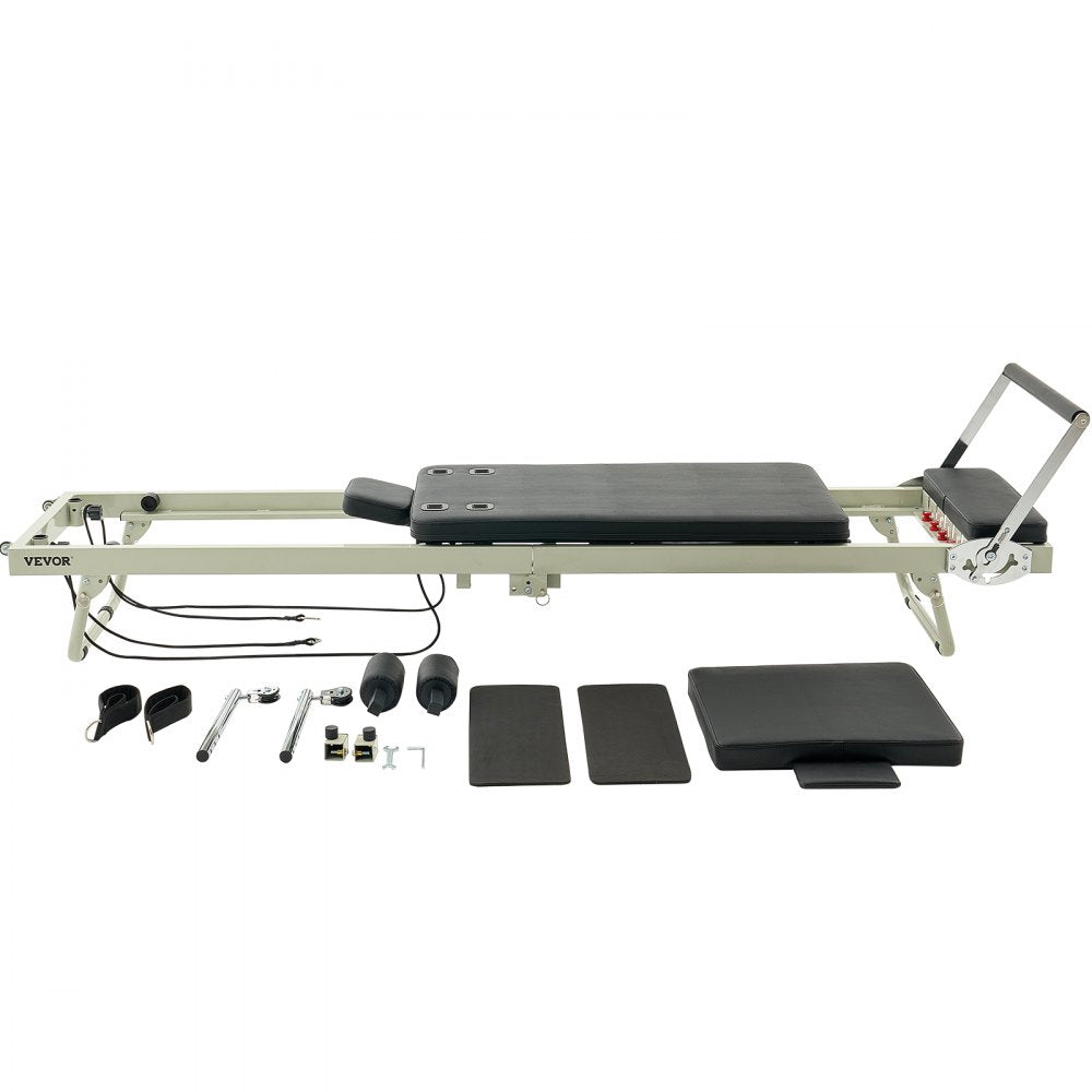 S3003 - Durable Foldable Pilates Reformer, 99x24x30 inch, Supports 400 lbs