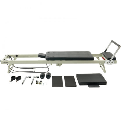 S3003 - Durable Foldable Pilates Reformer, 99x24x30 inch, Supports 400 lbs