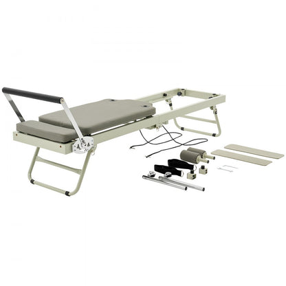 S1002 - Foldable Pilates Reformer 82x22x29" for Compact Home Workouts