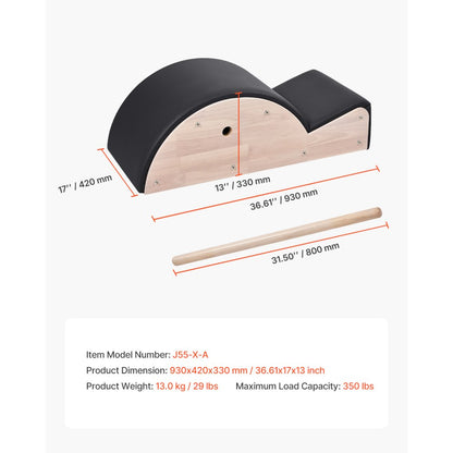 J55-X-A - Durable Pilates Spine Corrector for Back Pain Relief and Stability