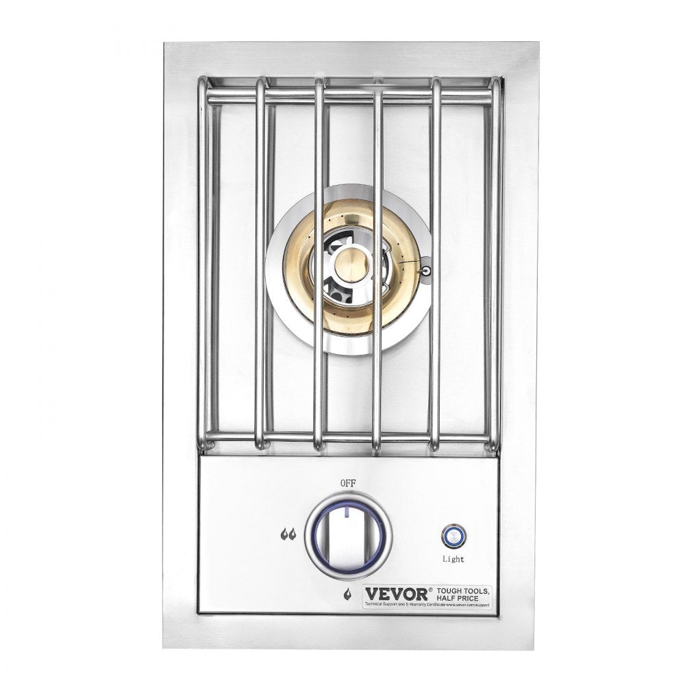 GSB1L - 17,000 BTU Stainless Steel Side Burner for Efficient Outdoor Cooking