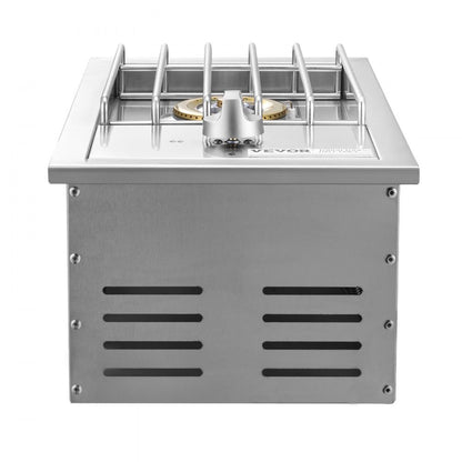 GSB1 - 15,000 BTU Stainless Steel Outdoor Side Burner for Efficient Grilling